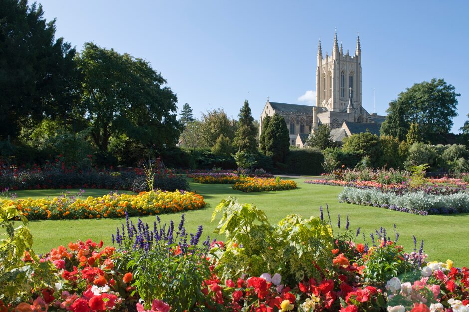Abbey Gardens in Bury St Edmunds, Suffolk