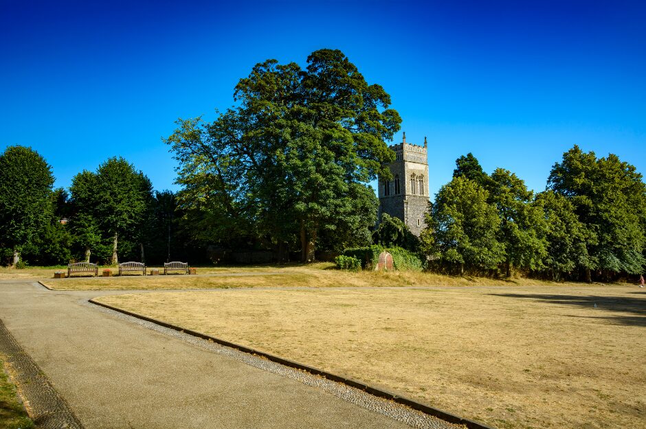 Christchurch Park in the heart of Ipswich, Suffolk